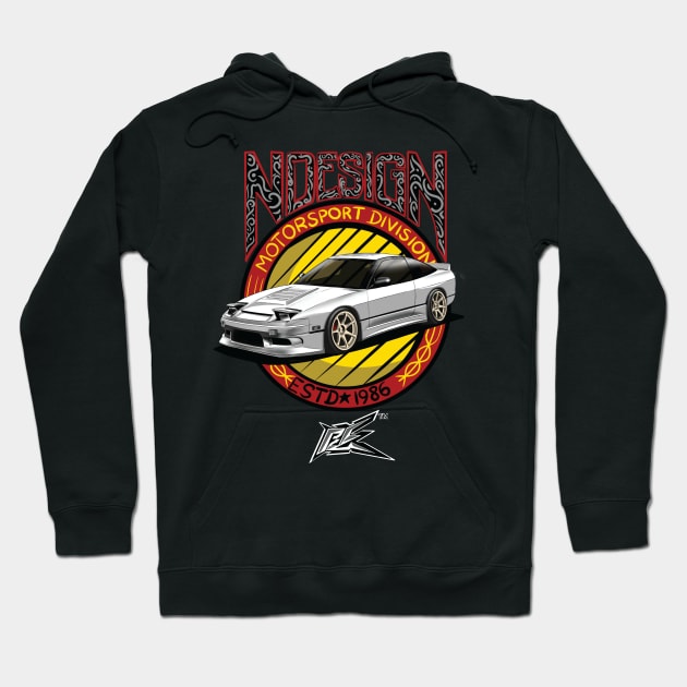 nissan s13 240sx Hoodie by naquash